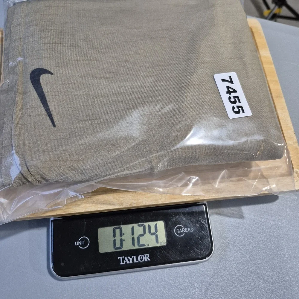 Nike Yoga Joggers Mens Large Khaki Tan Lightweight Sweatpants Stretch Lounge